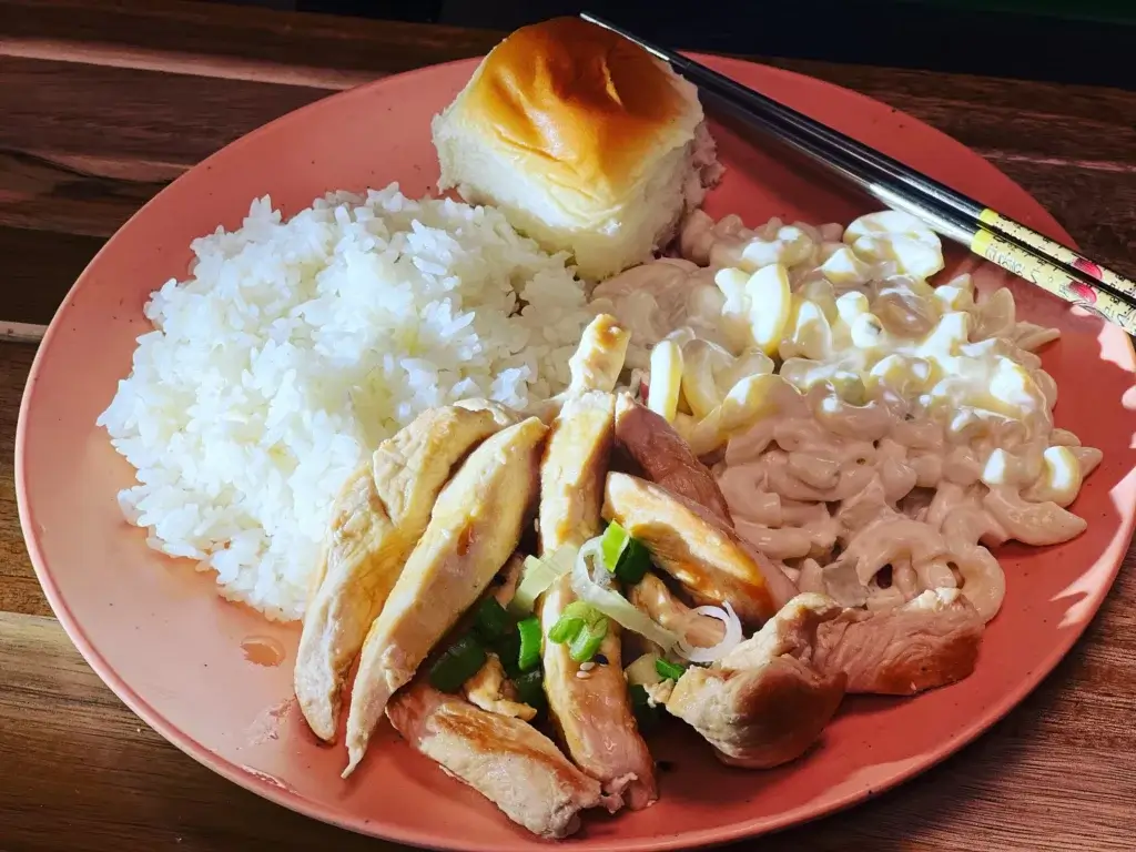 Hawaiian Chicken Teriyaki Plate
