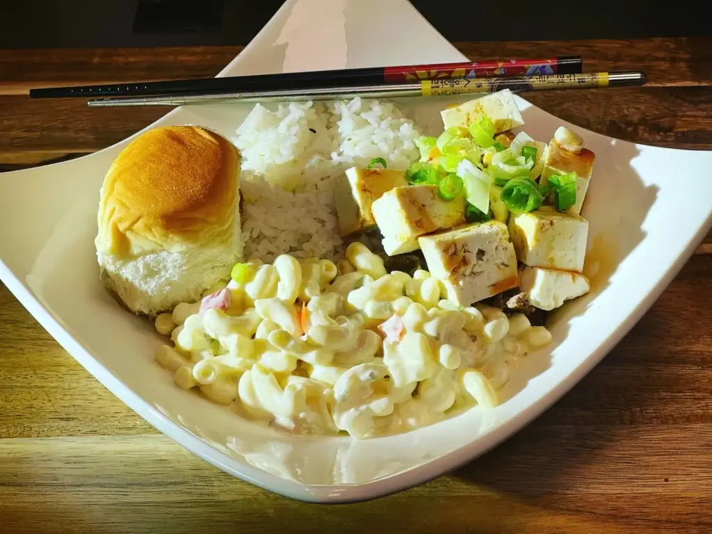 Hawaiian Teriyaki Grilled Tofu Plate